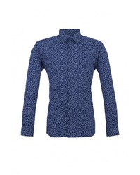 Мужская синяя рубашка с длинным рукавом от Eterna