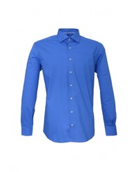 Мужская синяя рубашка с длинным рукавом от Eterna