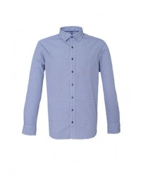 Мужская синяя рубашка с длинным рукавом от Eterna