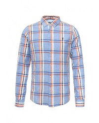 Мужская синяя рубашка с длинным рукавом от Frank NY