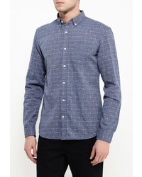 Мужская синяя рубашка с длинным рукавом от Gap