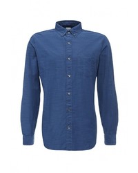 Мужская синяя рубашка с длинным рукавом от Gap