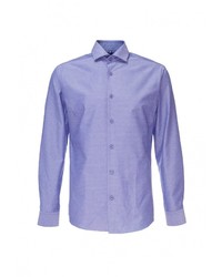 Мужская синяя рубашка с длинным рукавом от GREG