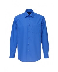 Мужская синяя рубашка с длинным рукавом от GREG