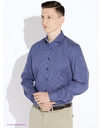 Мужская синяя рубашка с длинным рукавом от LERROS