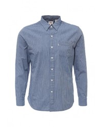 Мужская синяя рубашка с длинным рукавом от Levi's