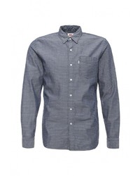 Мужская синяя рубашка с длинным рукавом от Levi's