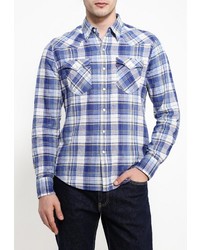 Мужская синяя рубашка с длинным рукавом от Levi's