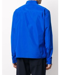 Мужская синяя рубашка с длинным рукавом от Haider Ackermann