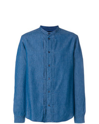 Мужская синяя рубашка с длинным рукавом от Natural Selection