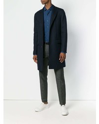 Мужская синяя рубашка с длинным рукавом от Orian