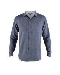 Мужская синяя рубашка с длинным рукавом от RPS