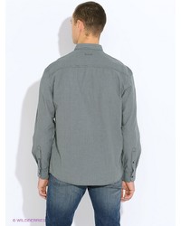 Мужская синяя рубашка с длинным рукавом от s.Oliver