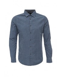 Мужская синяя рубашка с длинным рукавом от Sisley