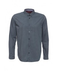 Мужская синяя рубашка с длинным рукавом от Tom Tailor