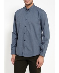 Мужская синяя рубашка с длинным рукавом от Tom Tailor