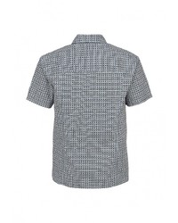 Мужская синяя рубашка с коротким рукавом от Baon