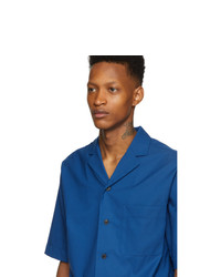 Мужская синяя рубашка с коротким рукавом от 3.1 Phillip Lim