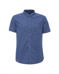 Мужская синяя рубашка с коротким рукавом от Burton Menswear London
