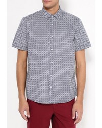 Мужская синяя рубашка с коротким рукавом от Modis