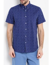 Мужская синяя рубашка с коротким рукавом от Modis