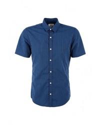 Мужская синяя рубашка с коротким рукавом от Q/S designed by