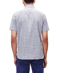 Мужская синяя рубашка с коротким рукавом от s.Oliver