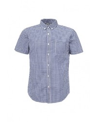 Мужская синяя рубашка с коротким рукавом от Sela