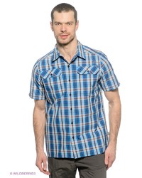 Мужская синяя рубашка с коротким рукавом от The North Face