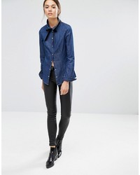 Женская синяя рубашка от Vero Moda