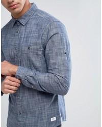 Мужская синяя рубашка от Esprit