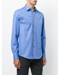 Мужская синяя рубашка от Lanvin