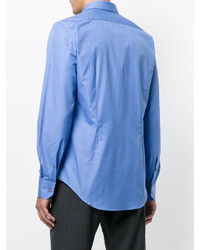 Мужская синяя рубашка от Lanvin