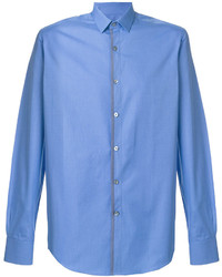 Мужская синяя рубашка от Lanvin