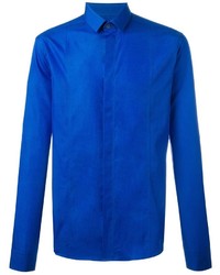 Мужская синяя рубашка от Les Hommes