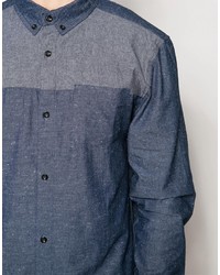 Мужская синяя рубашка от Bellfield