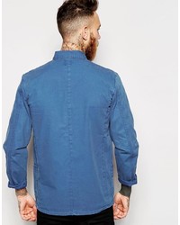 Мужская синяя рубашка от Asos