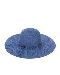 Синяя соломенная шляпа