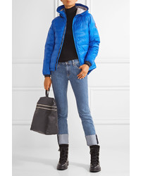 Женская синяя стеганая куртка от Canada Goose