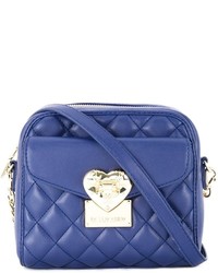 Женская синяя стеганая сумка от Love Moschino