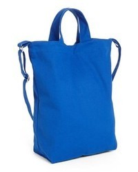 Синяя сумка из плотной ткани