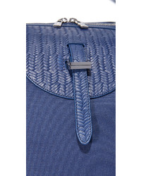Женская синяя сумка из плотной ткани от Meli-Melo
