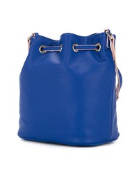 Синяя сумка-мешок от Love Moschino