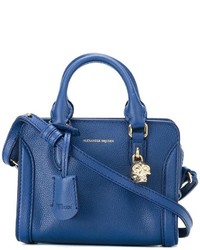 Синяя сумка через плечо от Alexander McQueen