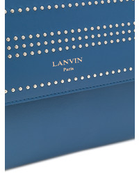 Синяя сумка через плечо от Lanvin