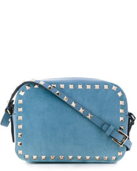 Синяя сумка через плечо от Valentino Garavani