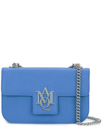 Женская синяя сумка от Alexander McQueen