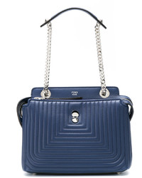 Женская синяя сумка от Fendi