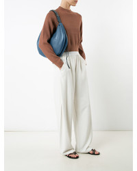 Женская синяя сумка от Loewe