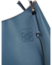 Женская синяя сумка от Loewe